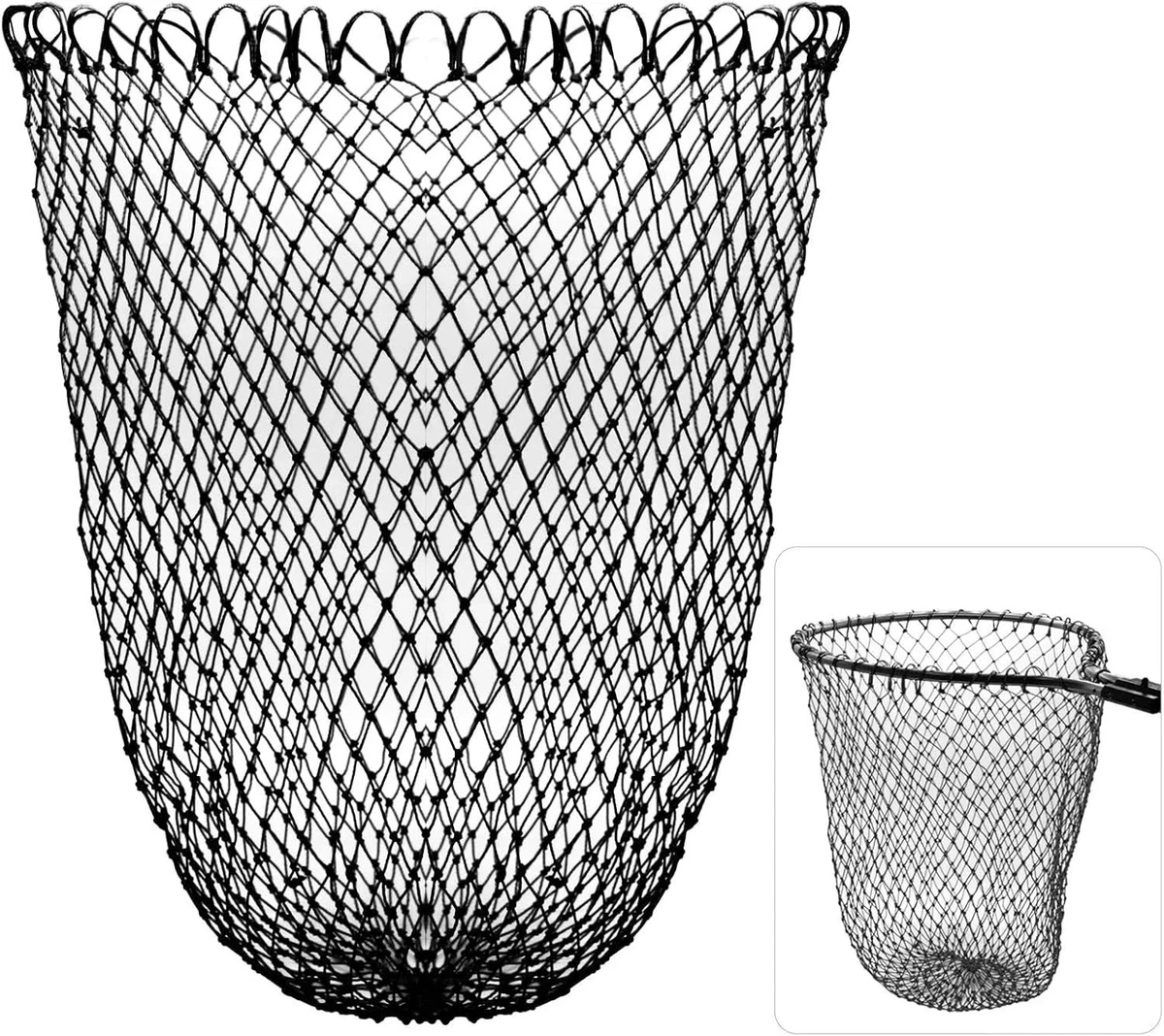 23 x 25 inch replacement fishing net Dovesun Fish Landing Net Foldable Fishing Net for Freshwater Saltwater Fishing Net Replacement Netting Green Color Handle/Frame Not Included : Sports & Outdoors Select your size Fishing Net Replacement Fish Landing