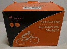 20x4.0/4.5 Fat Bike Tire Tube Schrader Valve Heavy Duty Butyl Rubber Open Box