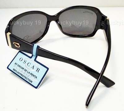Oscar by Oscar de la Renta 1320P Black Polarized Sunglasses  display picture 3