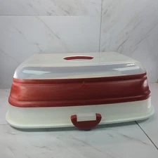 Progressive Prepworks Collapsible Cupcake & Cake Carrier Tray Storage Container