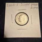 2003 Roosevelt Dime Proof Silver 10C San Francisco Uncertified US Coin