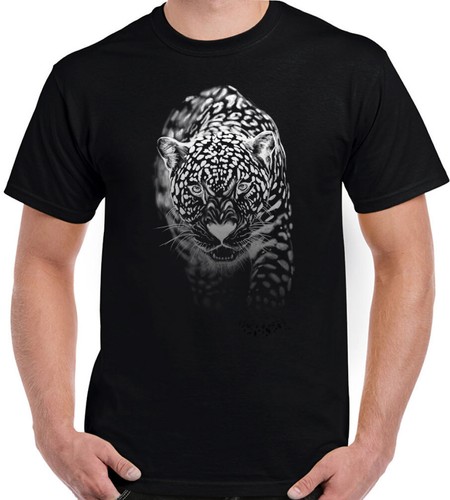 JAGUAR T-SHIRT Leopard Tiger Löwe Tier Wildkatze ökologisch ökologisch TOP  - Bild 2 von 2