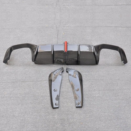 Carbon Fiber Rear Bumper Lip Diffuser With LED Light For BMW F98 X4M 2019-2022 - Picture 6 of 10