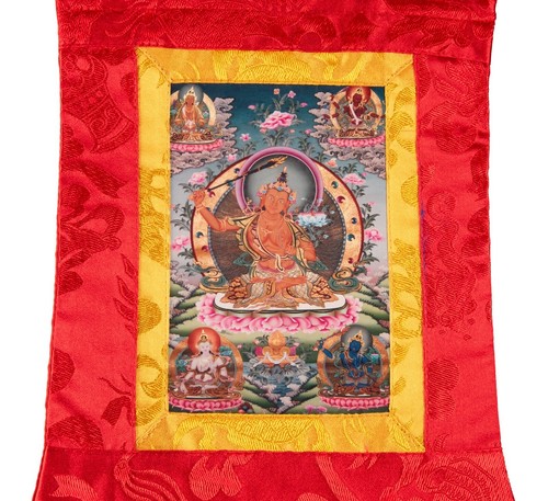 Thangka Manjushri Miniature - Artisanat Népalais - 5936 - Picture 3 of 4