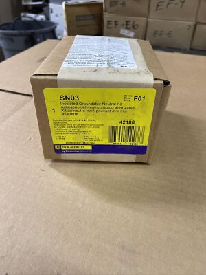 Sn03 1-Square D SN03 Insulated Groundable Neutral Kit Series F01 | eBay