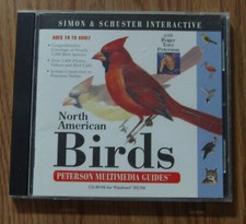 Simon  Schuster CD North American Birds w/ Roger Tory Peterson Win 95  98