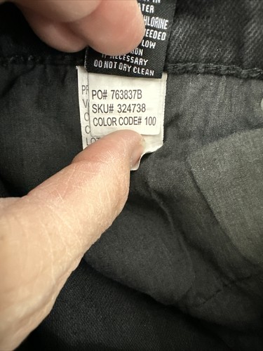 RSQ Jeans Boys Size 14 (24x26) Black Tokyo Super Skinny - Picture 6 of 17