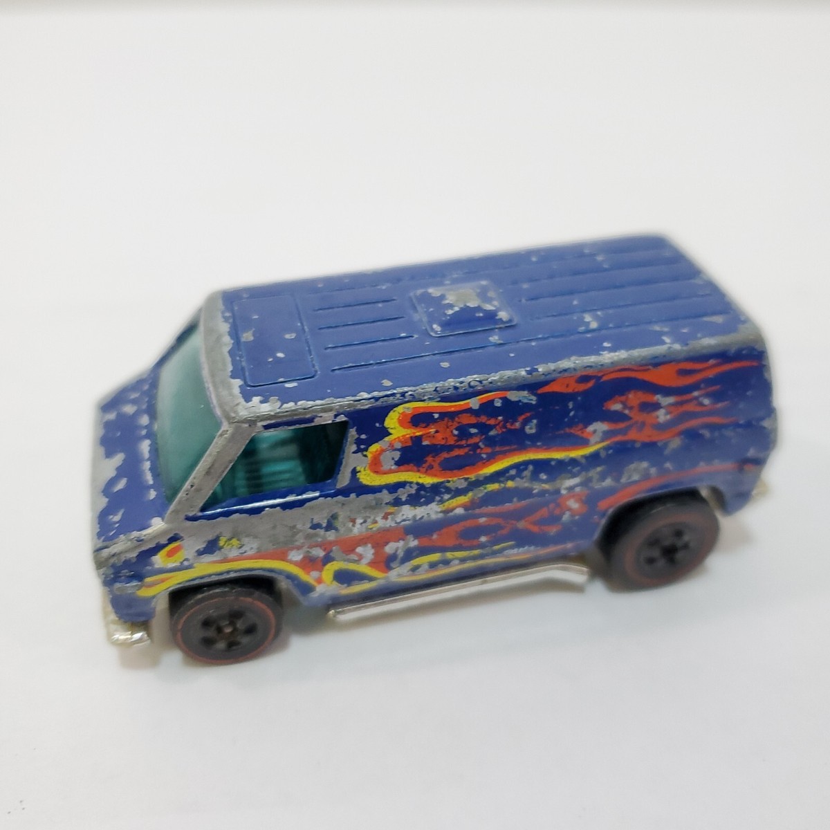 Vintage 1975 Hot Wheels Redline Cutoff Canyon Blue Chevy Super Van