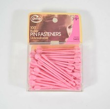 Vintage 1973 Sealed Goody 100 Hair Roller Pin Fasteners Unbreakable Pink 5482