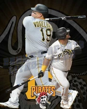 Pittsburgh Pirates Lithograph print of Daniel Vogelbach 2022 