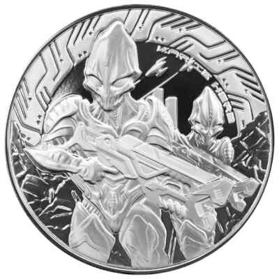 Samoa 2 $ 2024 Alien 1 Oz Silber 999 Prooflike