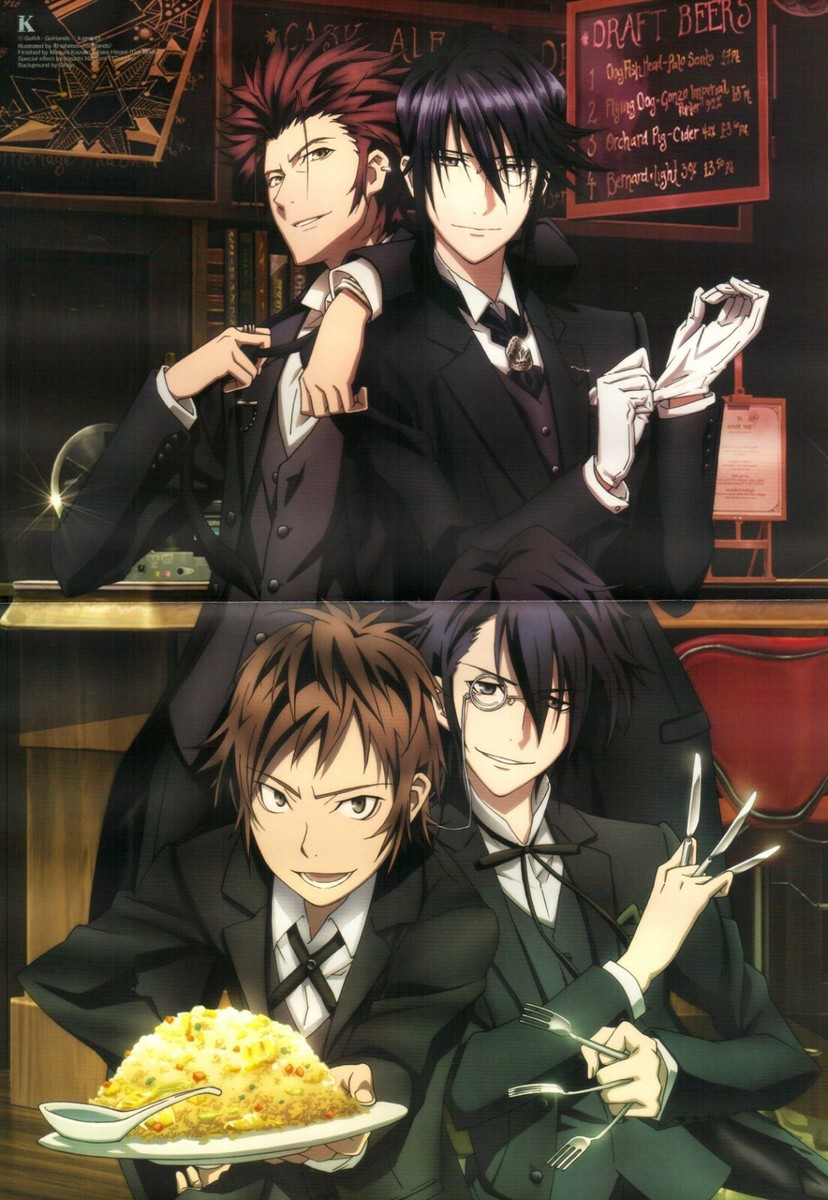 poster promo K Project Inazuma Eleven Go anime Suoh Misaki