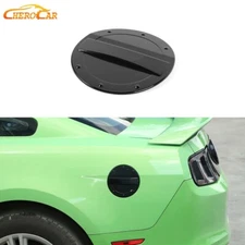 For Ford Mustang 2010-2014 Filler Fuel Door Gas Tank Cap Cover Trim Decor Black