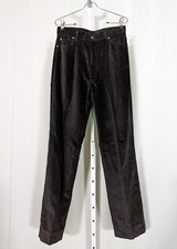 Lee Mr Vintage 70s 80s Moleskin Velour Espresso Brown Jeans Pants Unionmade 29