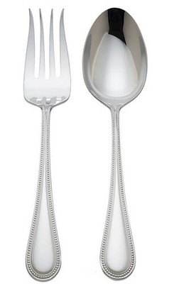 Lyndon 2Pc Salad Serving Set 0.75 LB Metallic