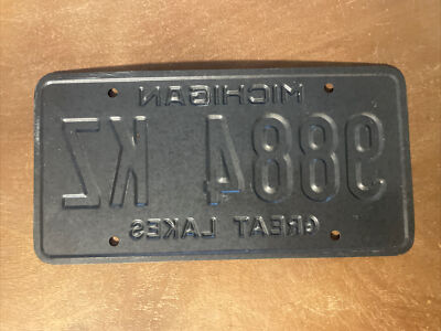 2003 Michigan License Plate # 9884 KZ | eBay