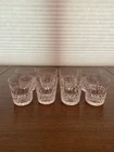 STUNNING SET(8) VTG WATERFORD Crystal GLENMORE Old Fashioned Glasses SIGNED 3.5"