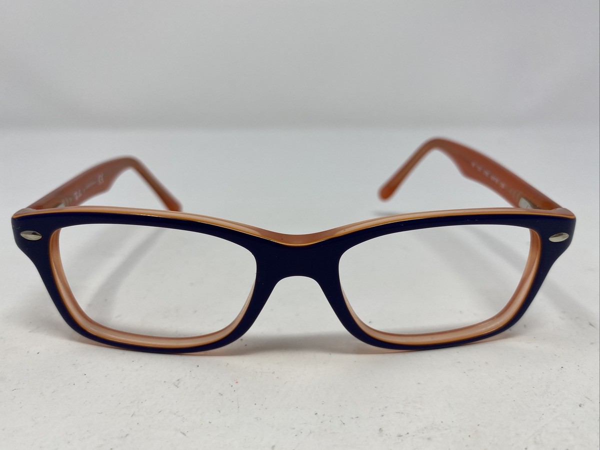 Ray-Ban Navy Frame with Brownish Lenses Ray Ban RB 1555 3762 48-16-130 Navy/Orange Full Rim  main image 3