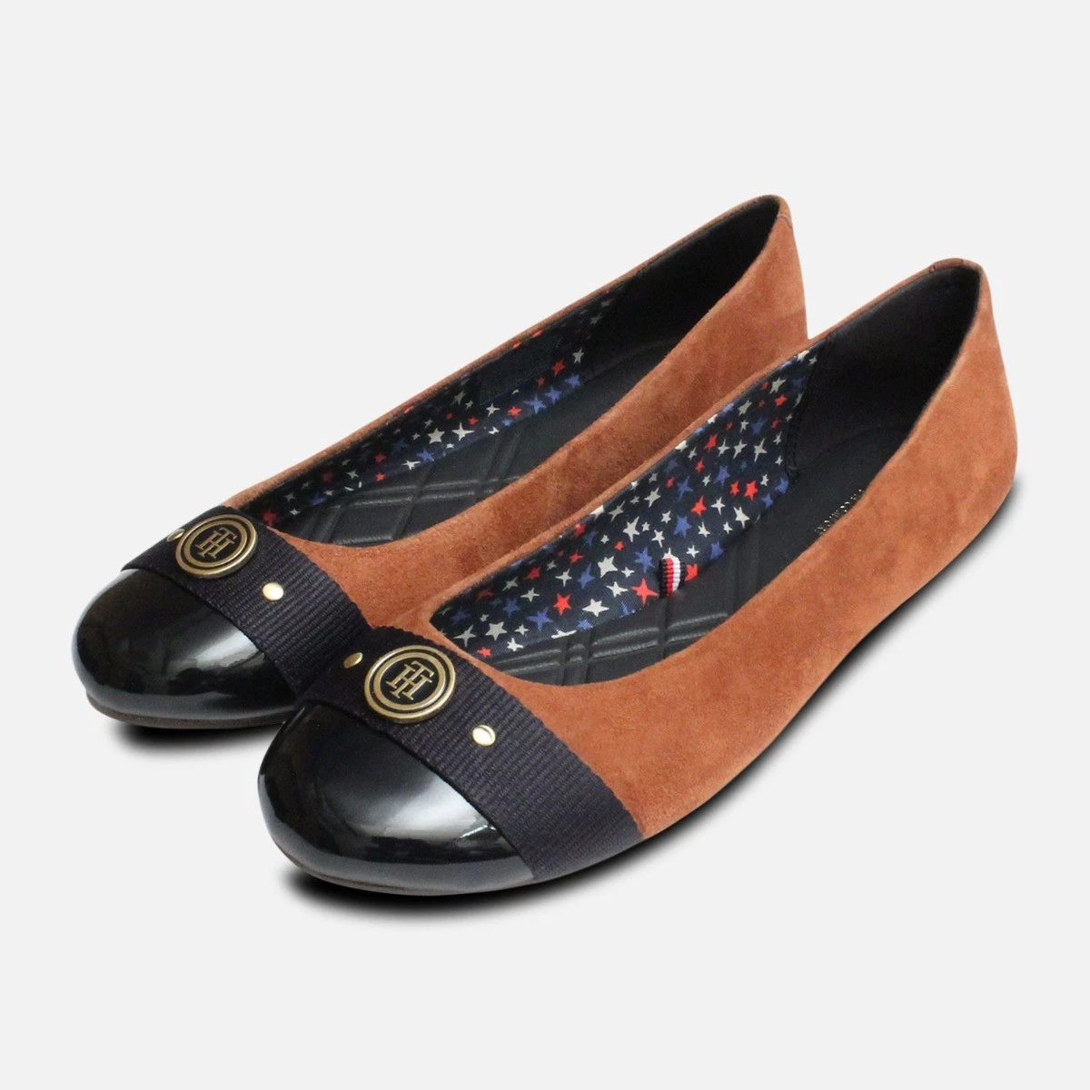 Tommy Hilfiger Claudia Ballerinas in Cognac eBay