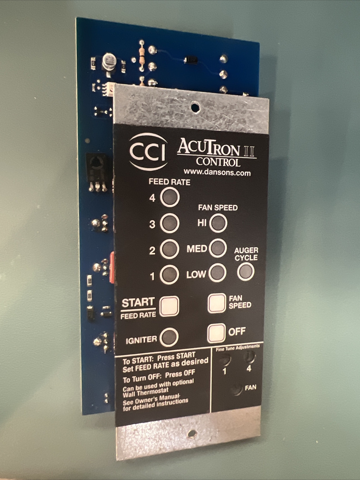 Dansons Acutron 2 Pellet Stove Control Board CD0048-V | eBay