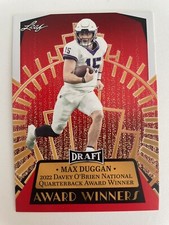 2023 Leaf Draft Red - Davey O’Brien Award Winner Max Duggan #16 (RC) TCU