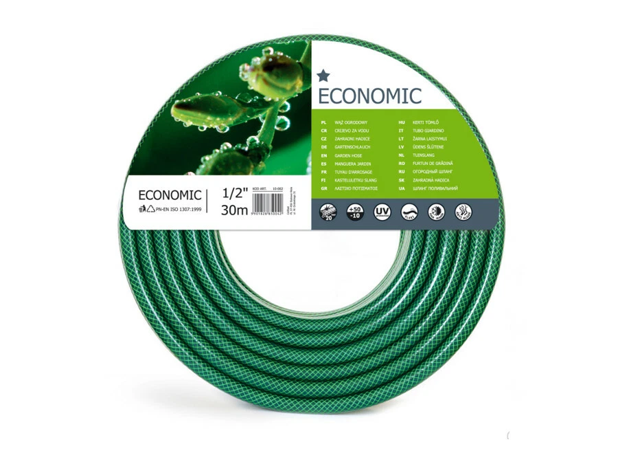 Tuyau d'arrosage 1/2" 15m / 20m / 30m / 50 m Cellfast Economique 3 couches - Photo 1/1