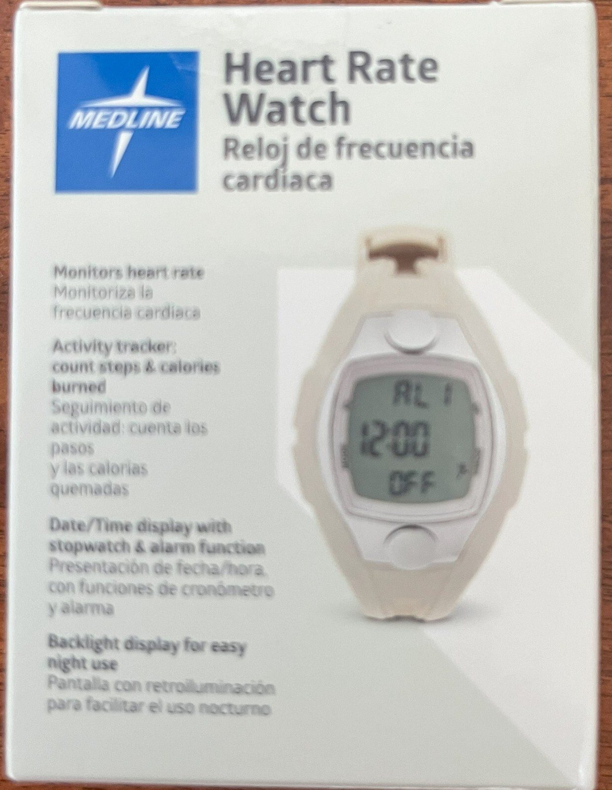 Medline Heart Rate Watch Monitor Pedometer Stopwatch NIB eBay