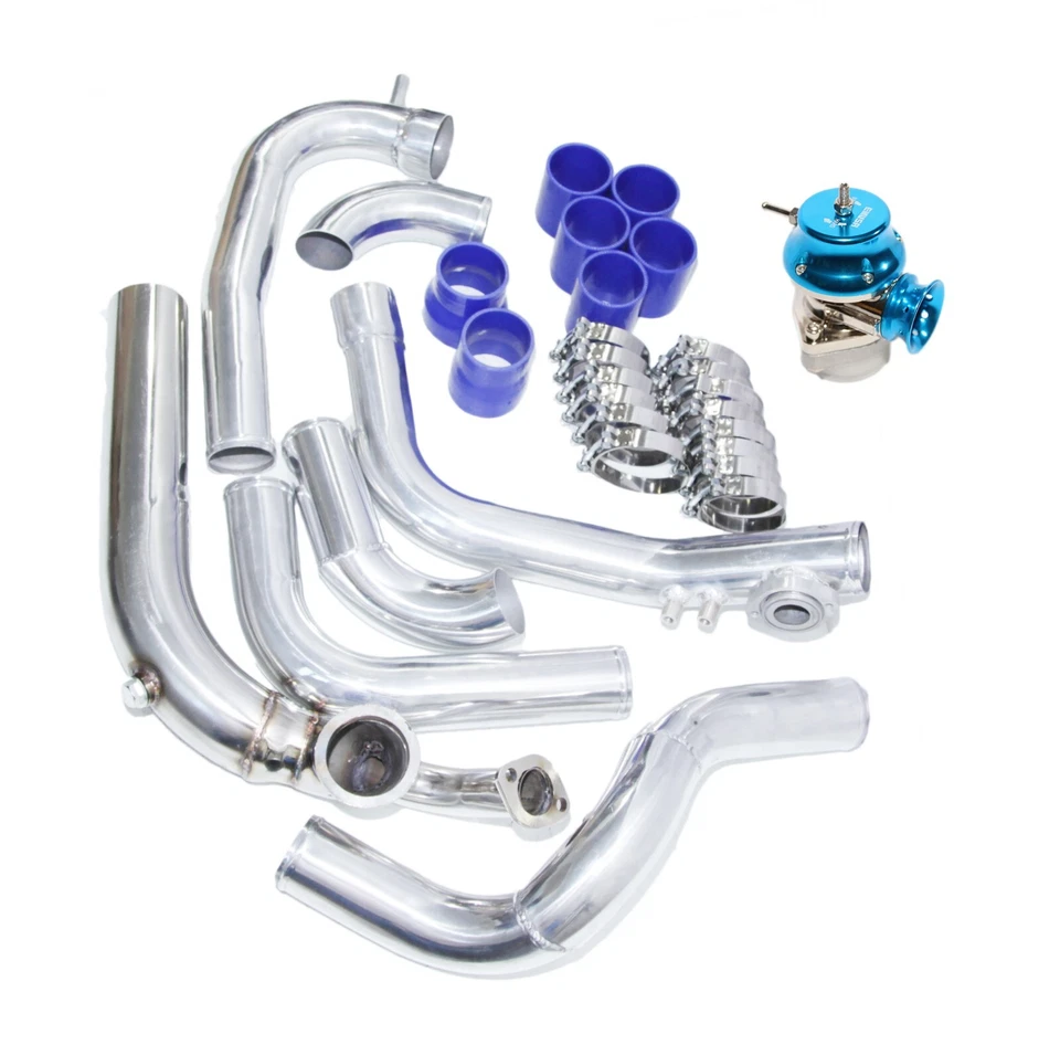 Intercooler+Piping Kit +BOV for VW 95-98 Golf/94-99 Jetta/93-97 Passat 2.8L VR6 - Image 4 of 4