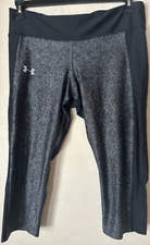 Under Armour Womens Capri Compression Heatgear Leggings Athleisure Workout Sz XL