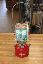 Vintage Coleman Model 200A Single Mantle Lantern Pyrex Globe Wichita KS USA 1962