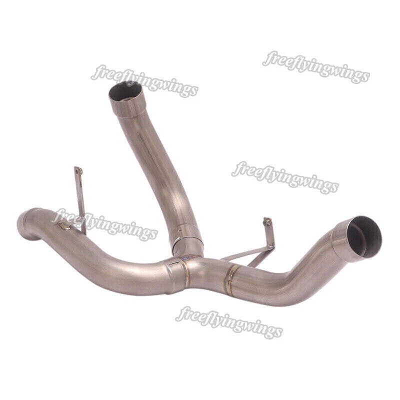 Tubo medio de escape de motocicleta tubo de titanio para Ducati Multistrada 1200 2010-2014 Foto 3 de 4
