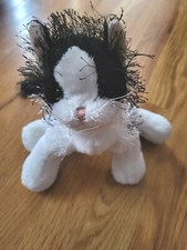 Ganz Webkinz Black  White Kitty Cat HM016 No Code