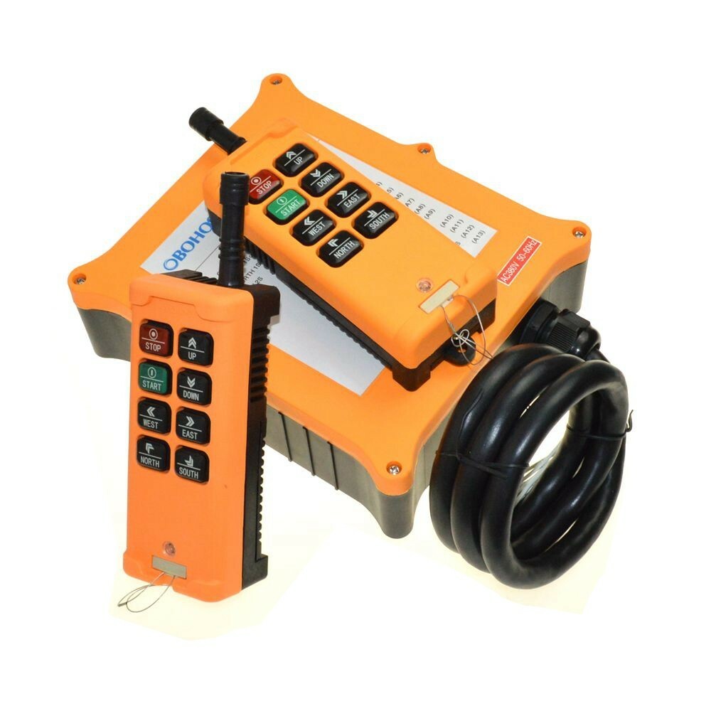 HS-8D6 220VAC 8 Channels 2 Speed Hoist Crane Truck Radio Remote Controller