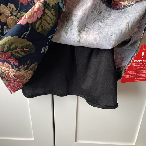 JOE BROWNS Vintage Look Cotton Stretch Floral Print Midi Dress Fully Lined UK 14 - Picture 8 of 10