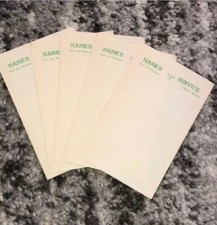 Sinclair Oil Note Paper Vintage Old Lot of 4 Sheets 1940s Service Dinosaur Gas