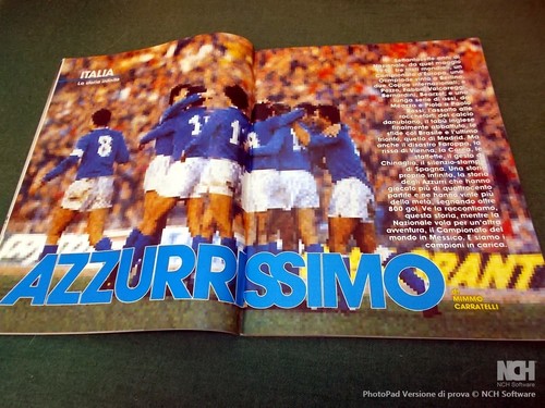 GUERIN SPORTIVO MESE Anno 2 n. 3 "Azzurrissimo" Poster Centrale Tris Mundial - Imagen 5 de 5