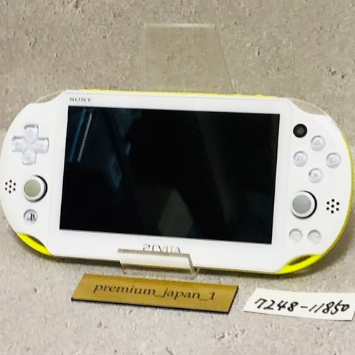 Sony PSVita PCH-2000 Lime Green White console - Picture 2 of 4