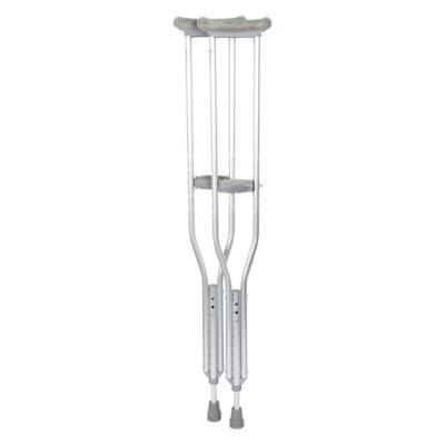 Aluminum Crutches, Adult M, 5' 2'' 5' 10''   Pair of Lightweight, Height