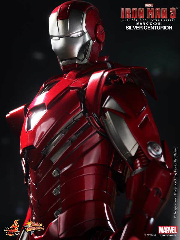 HOT TOYS MMS 213 IRON MAN 3 – MARK XXXIII SILVER CENTURION ARMOR