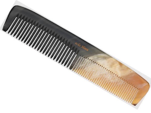 Hans Kniebes Germany Mens Hair Comb Real Horn Handmade Pocket Size - Picture 2 of 4