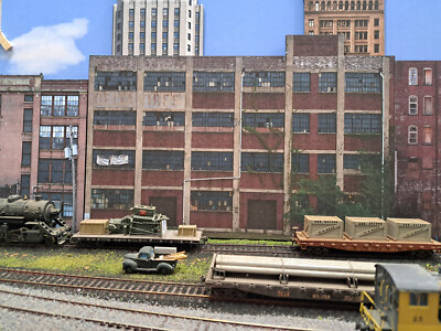 TRACKSIDEFLATS #153 HO Scale Model Building - Old Apartment Building #2 Kit 9 thumbnail image