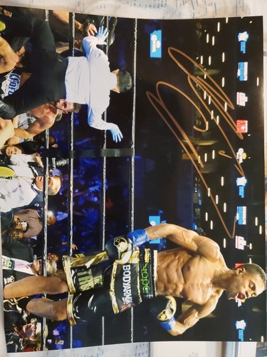 Chris Algeria Jr. Signed 8x10 vs Spence