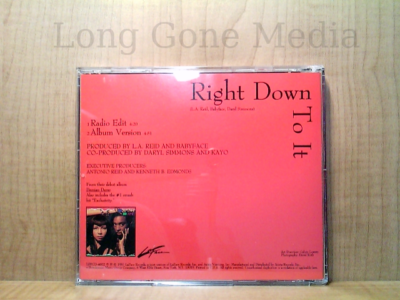 Right Down To It by Damian Dame (CD, Promo, Single, 1991, LaFace