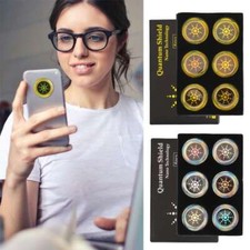 6 Stickers Quantum Anti Radiation Shield 5G-EMF Protection Phones Laptop Sticker