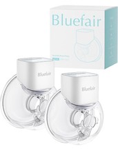 Extractor de leche doble portátil Bluefair 180 ml/6 oz 3 modos de alimentación, masaje, estimulación