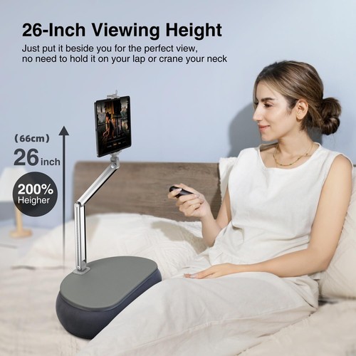 Haut Support Oreiller Tablette Support iPad Réglable Lit avec Long Bras z... - Photo 2/8