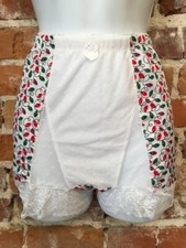 Rhonda Shear Christmas Lights Lace Pin-Up Retro Style High Waist Panties New