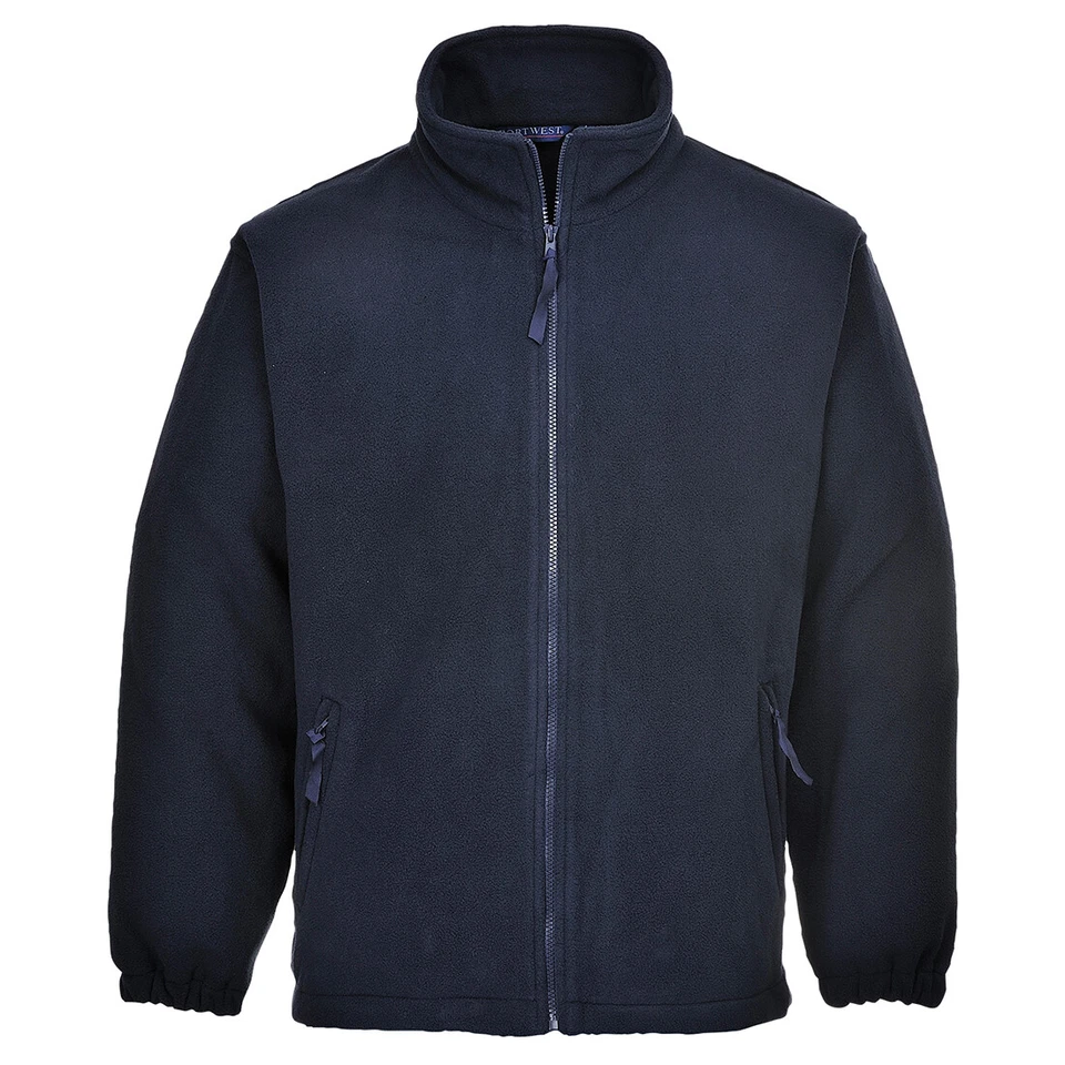 Portwest UF205 Aran Outdoor Polyester Work Zipper Fleece with Elasticated Cuffs - Image 3 of 4