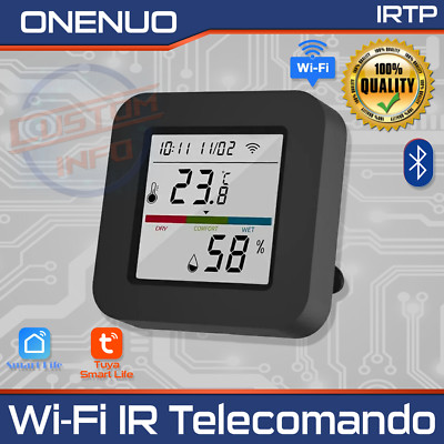 Tuya WiFi IR Fernbedienung Digital Thermometer Hygrometer Temperatur/Feuchtigkeit