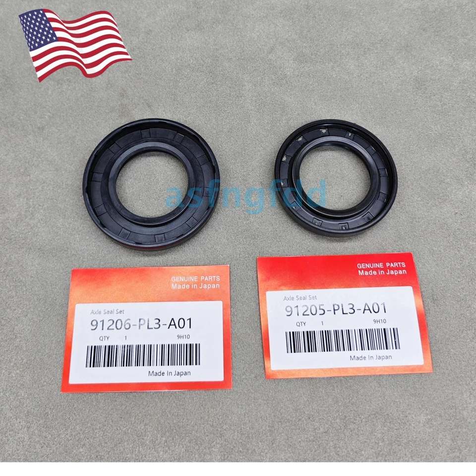 NUEVO juego de sellos de eje para Honda Civic 1995-2000 91206-PL3-A01 y 91205-PL3-A01 Foto 2 de 4